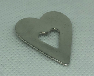 Silverhänge hjärta .960 silver